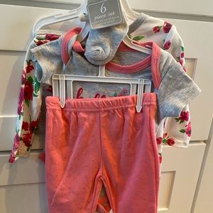 6 piece NWT 6 month baby girl